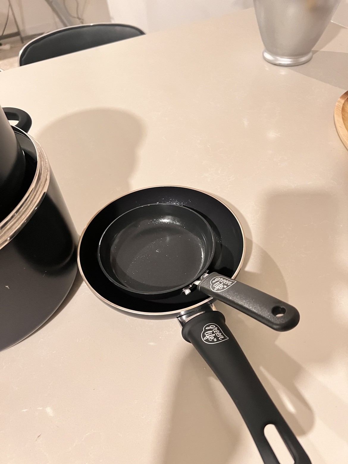 Pots - set up 3 with 2 small frypans - photo 2