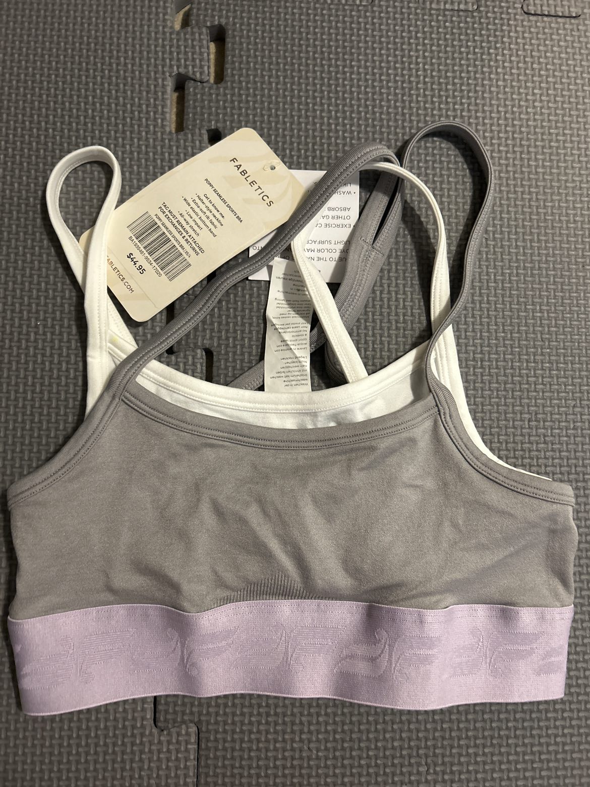Low impact sports bra