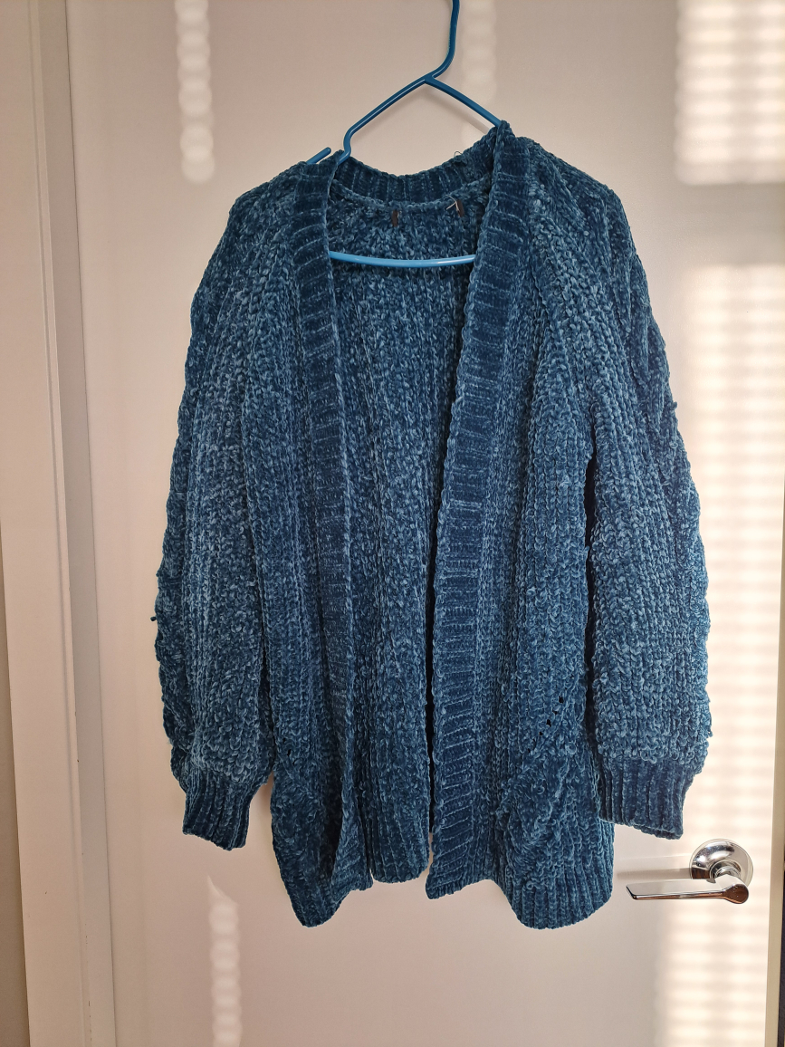 blue ladies sweater #freecycle thumbnail