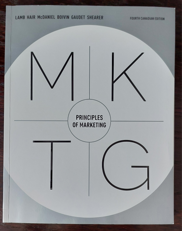 principles of marketing textbook fourth Canadian edition