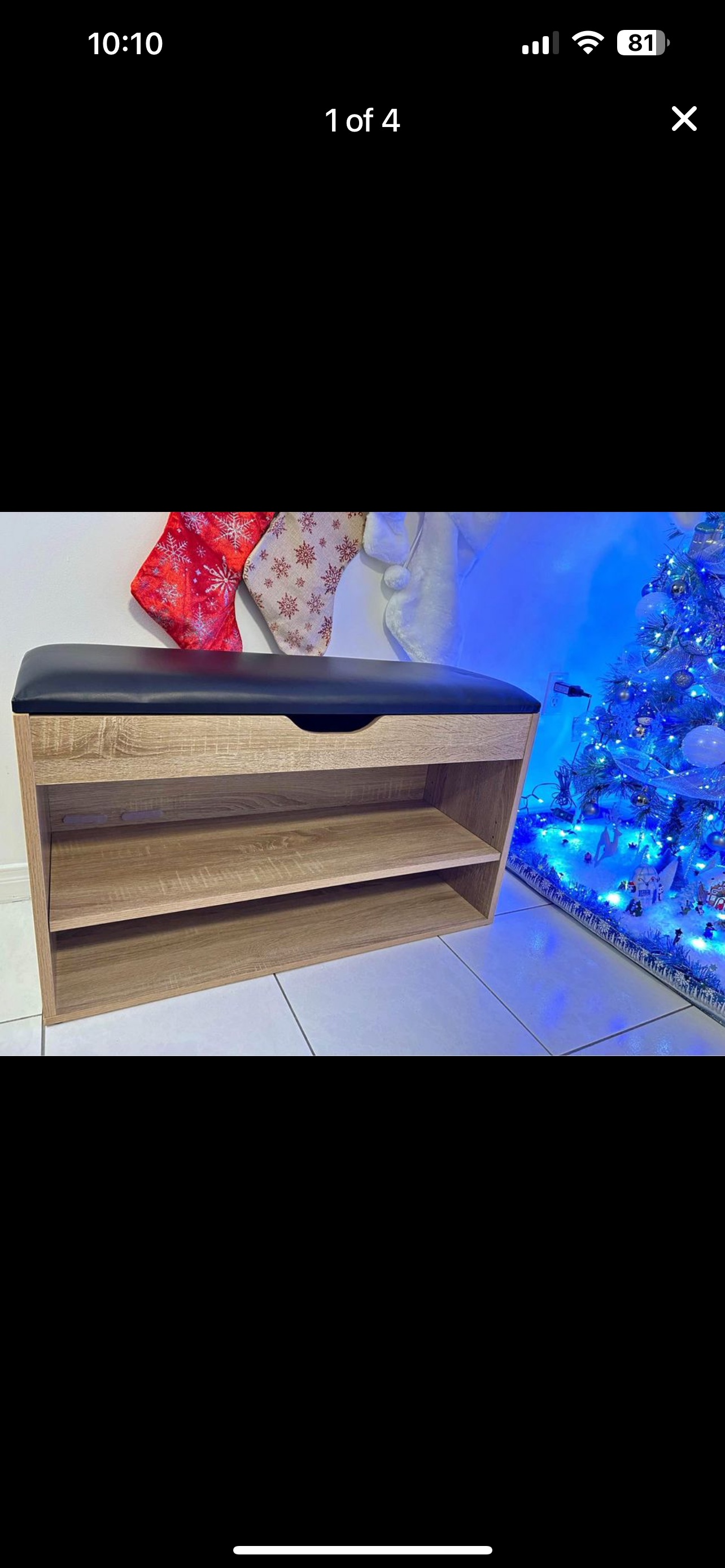 Entryway shoe bench with storage - Shoe rack - photo 4