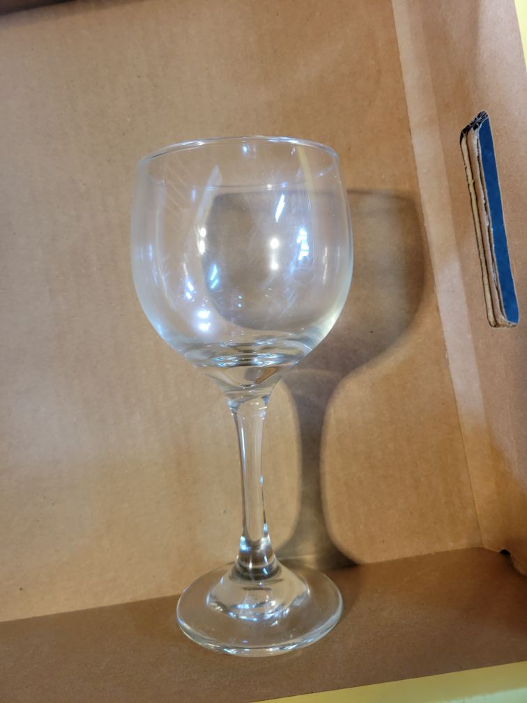 24 wine glasses with storage box - photo 3