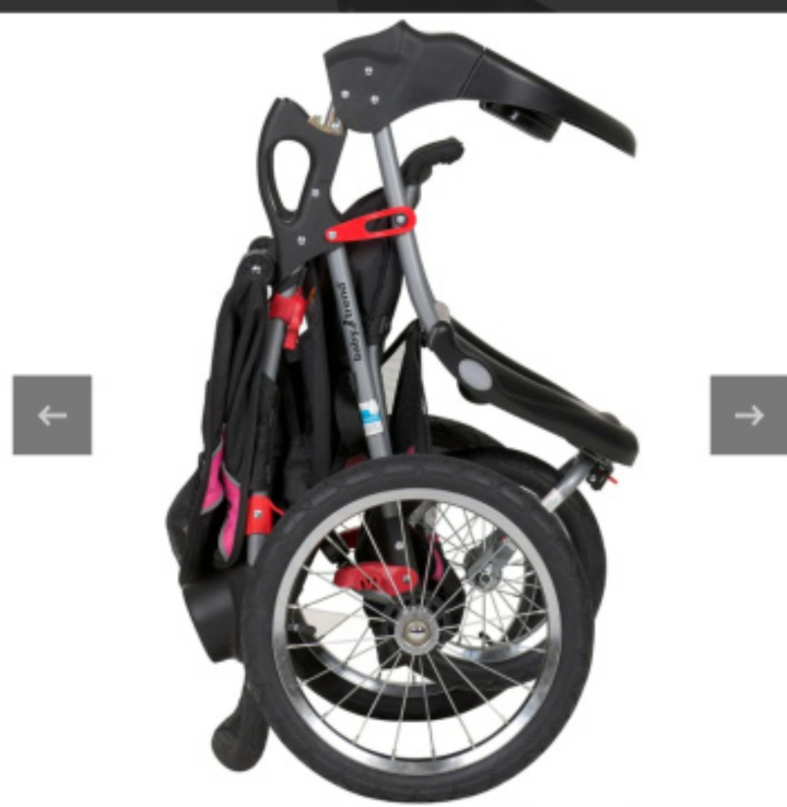 Baby Trend Jogger stroller with infant car seat image indicator(3)