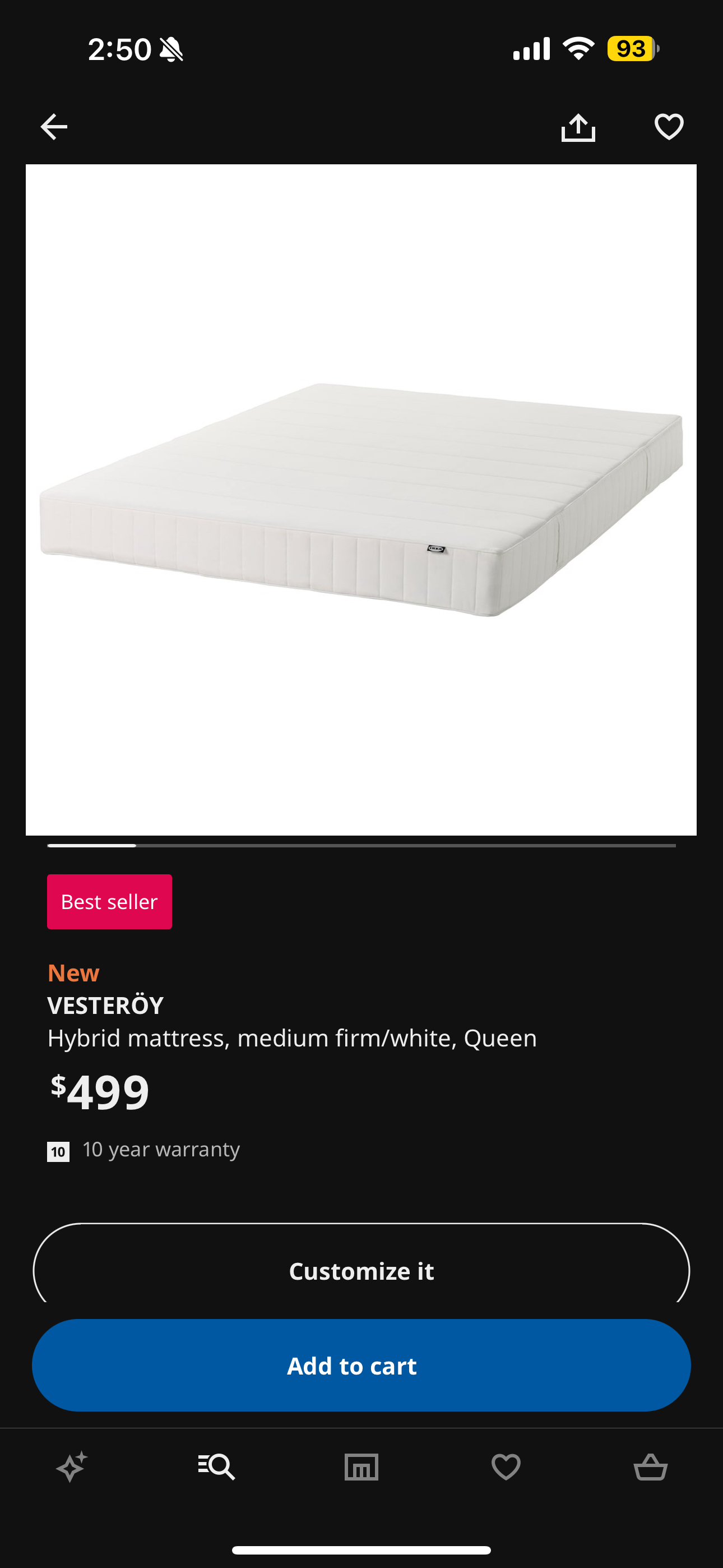 Bed frame and mattress for sale - photo 2