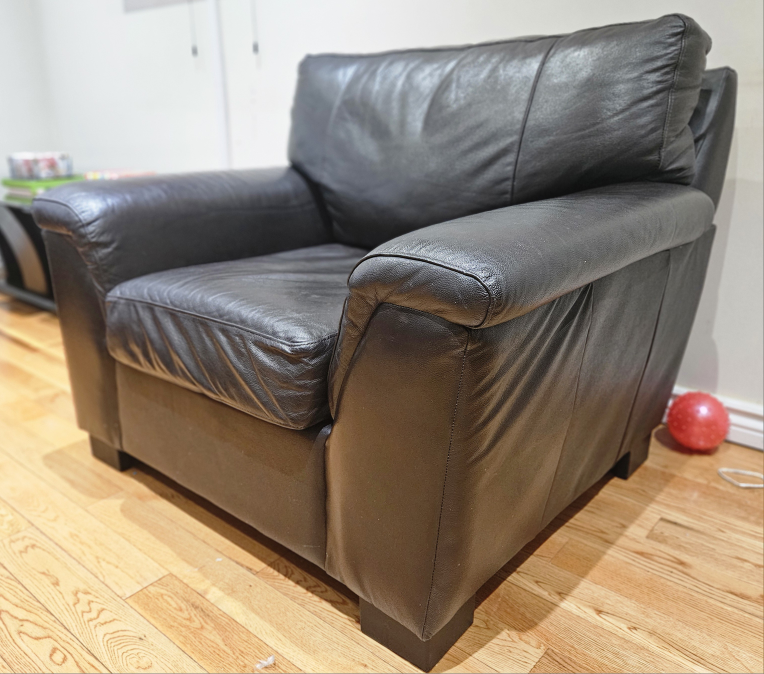 3 piece genuine leather sofa set - photo 2