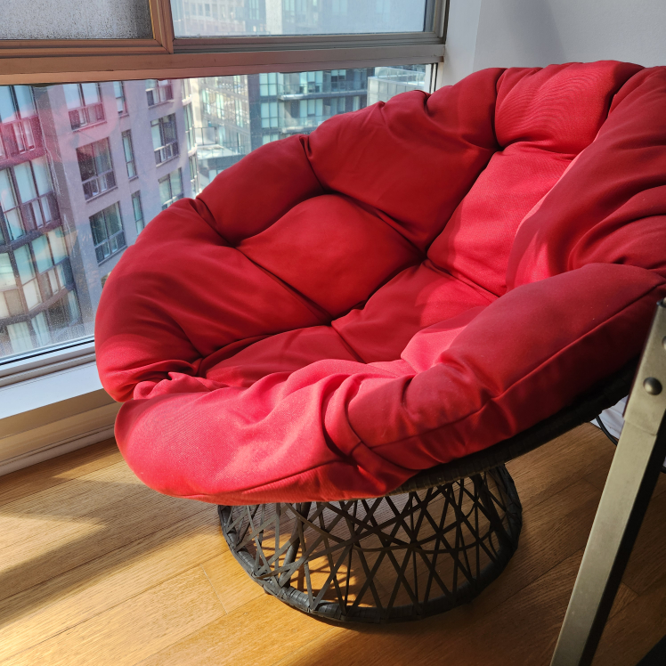Upholstered Swivel Accent Chair, moving sale!! thumbnail