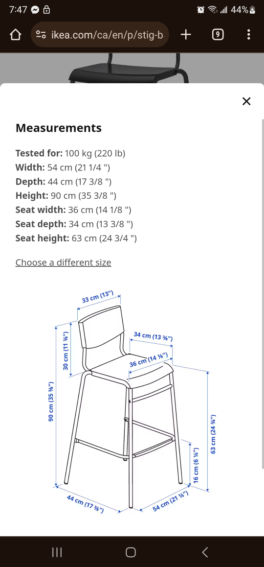 Ikea Stig bar stools - photo 3