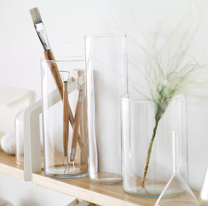 4 Cylinder glass vase $8 image indicator(2)