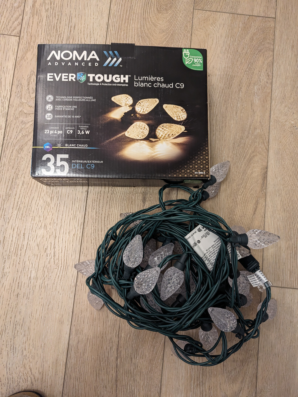 NOMA Advanced EverTough 35 C9 LED Lights, Weather Proof