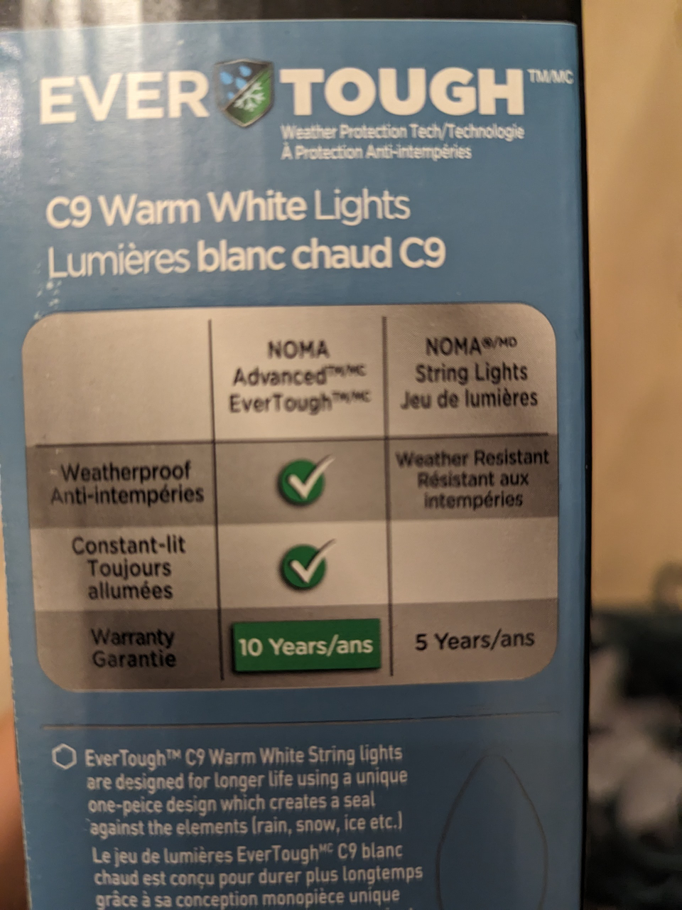 NOMA Advanced EverTough 35 C9 LED Lights, Weather Proof - photo 3