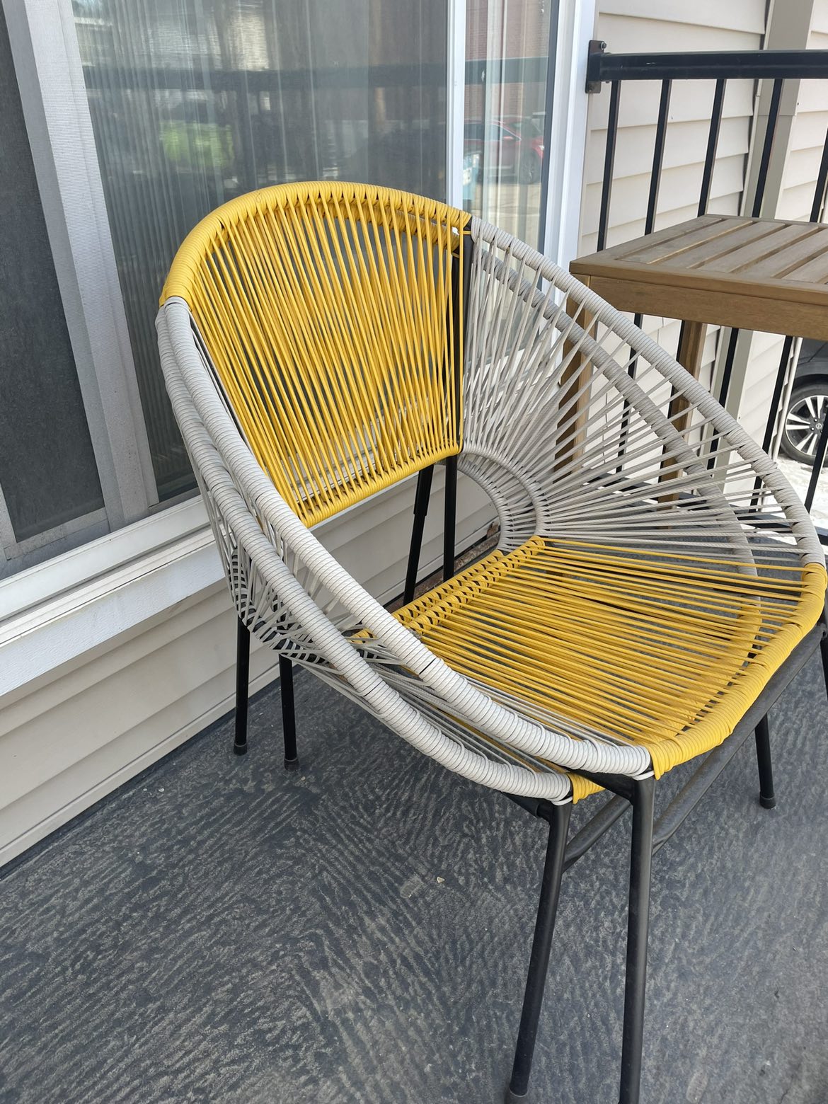 Two Roomy Outdoor Chairs