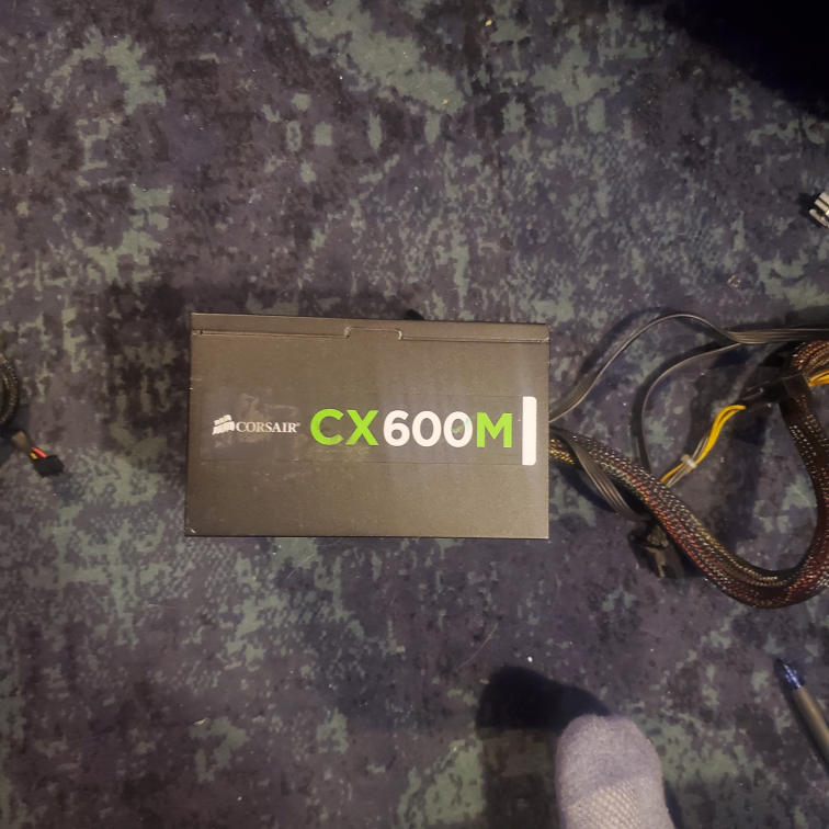 corsair 600W power supply thumbnail