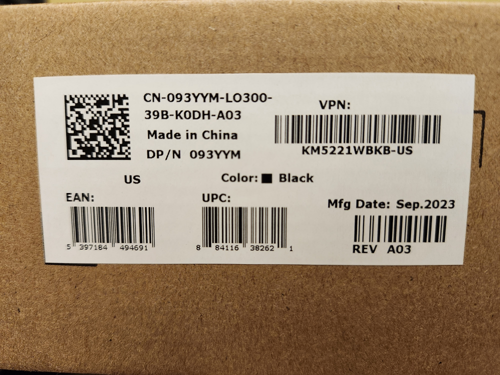 Dell Pro Wireless Keyboard and Mouse – KM5221W image indicator(3)