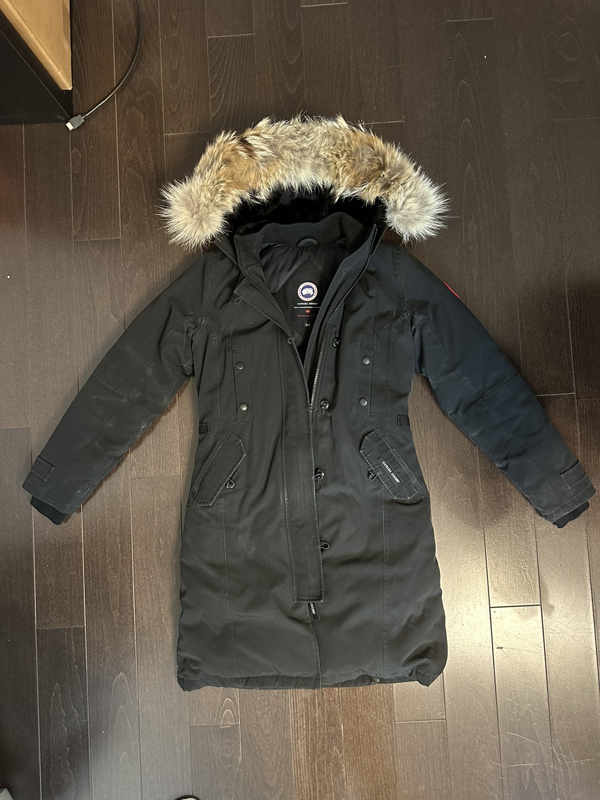 Canada goose kensington parka (black, xs)