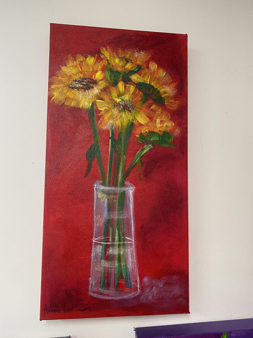 Original acrylic on stretched deep sided canvas thumbnail