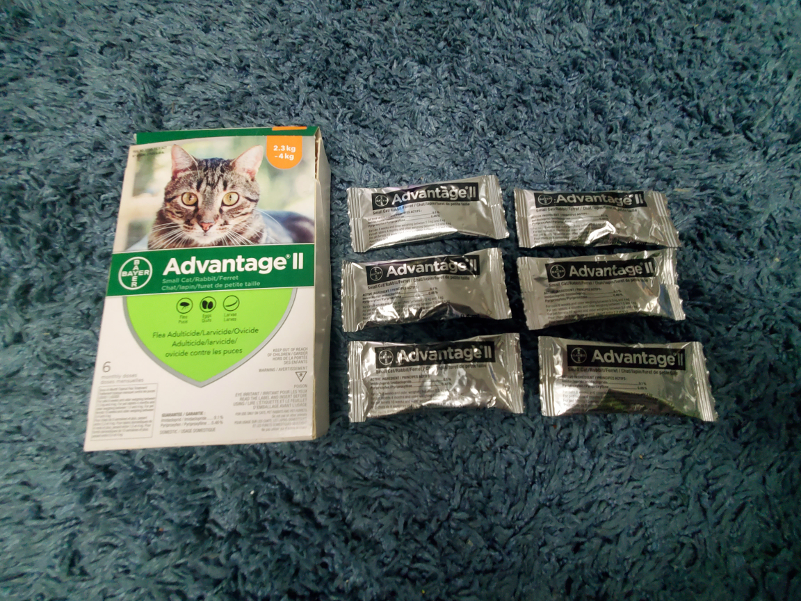 Advantage II small cat flea and tick treatment thumbnail