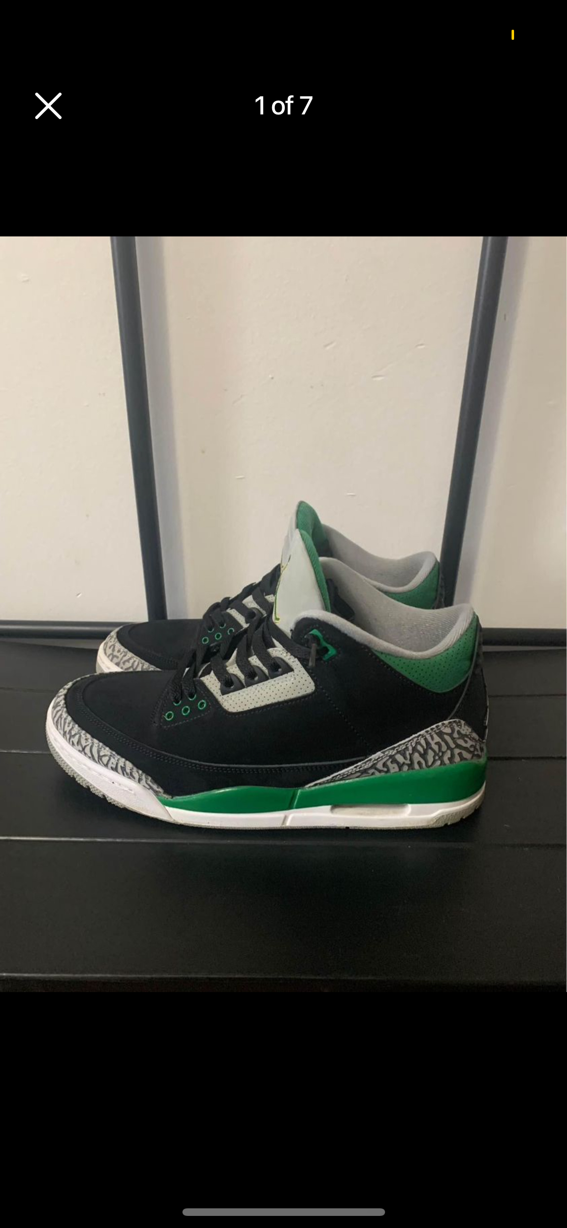 Jordan 3 pine green