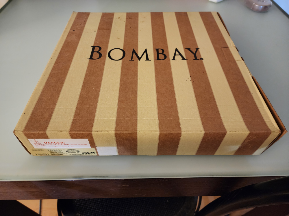 the Bombay company wood solitaire  game