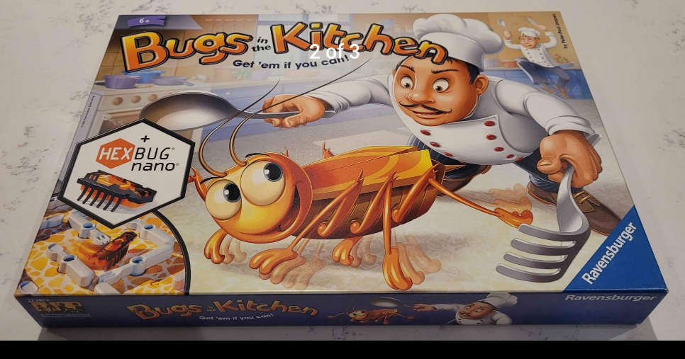 Bugs in the Kitchen Board Game with 10 new batteries