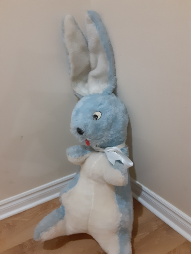 Vintage Lucky Easter 🐣 Bunny 🐰 Plush Stuffed Toy with Large Ears image indicator(3)