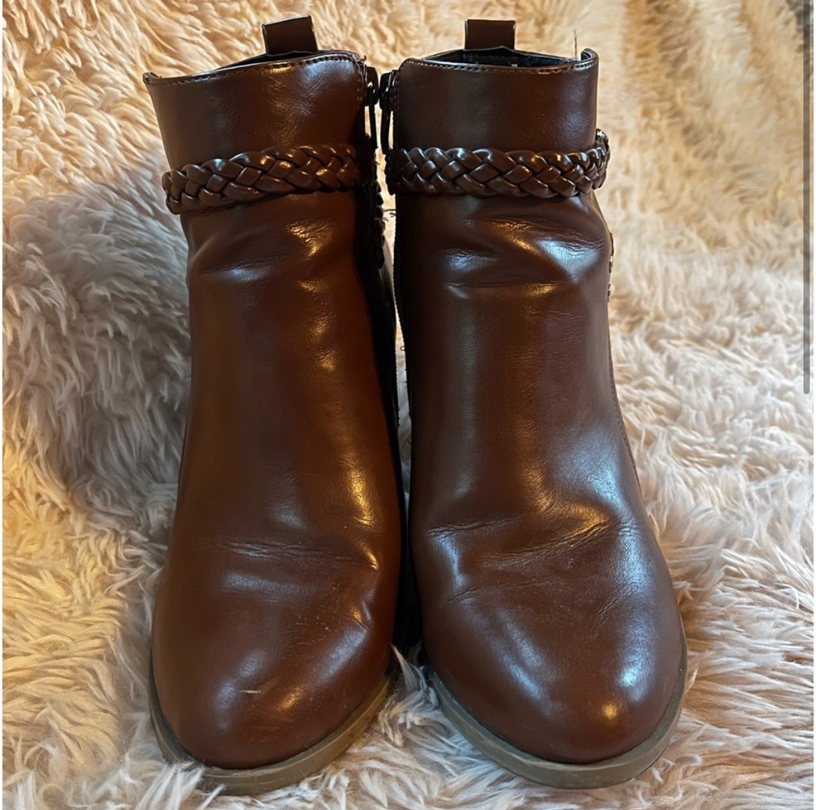 Caramel Heeled Boots image indicator(2)