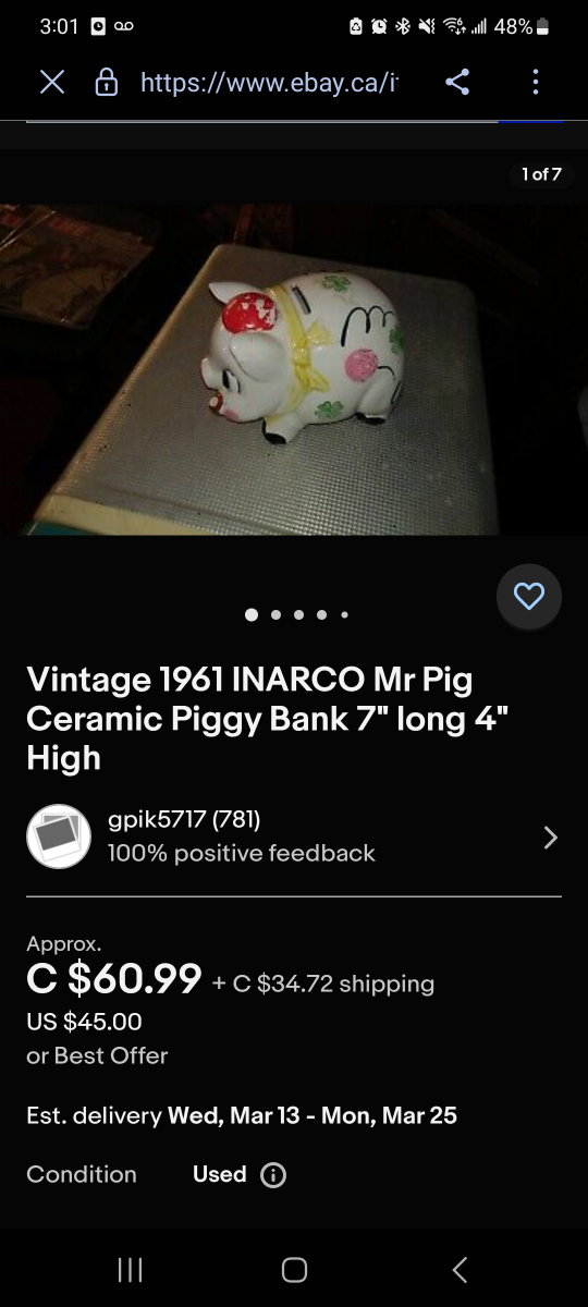 Collectors Piggy bank image indicator(7)