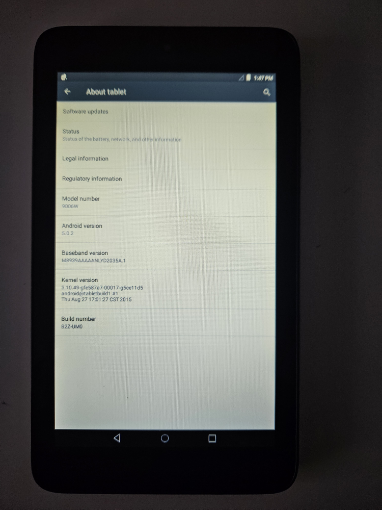 Alcatel onetouch tablet #freecycle thumbnail