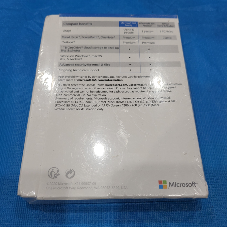 NEW Microsoft 365 
 Family Edition 6 Users 12 Months image indicator(2)