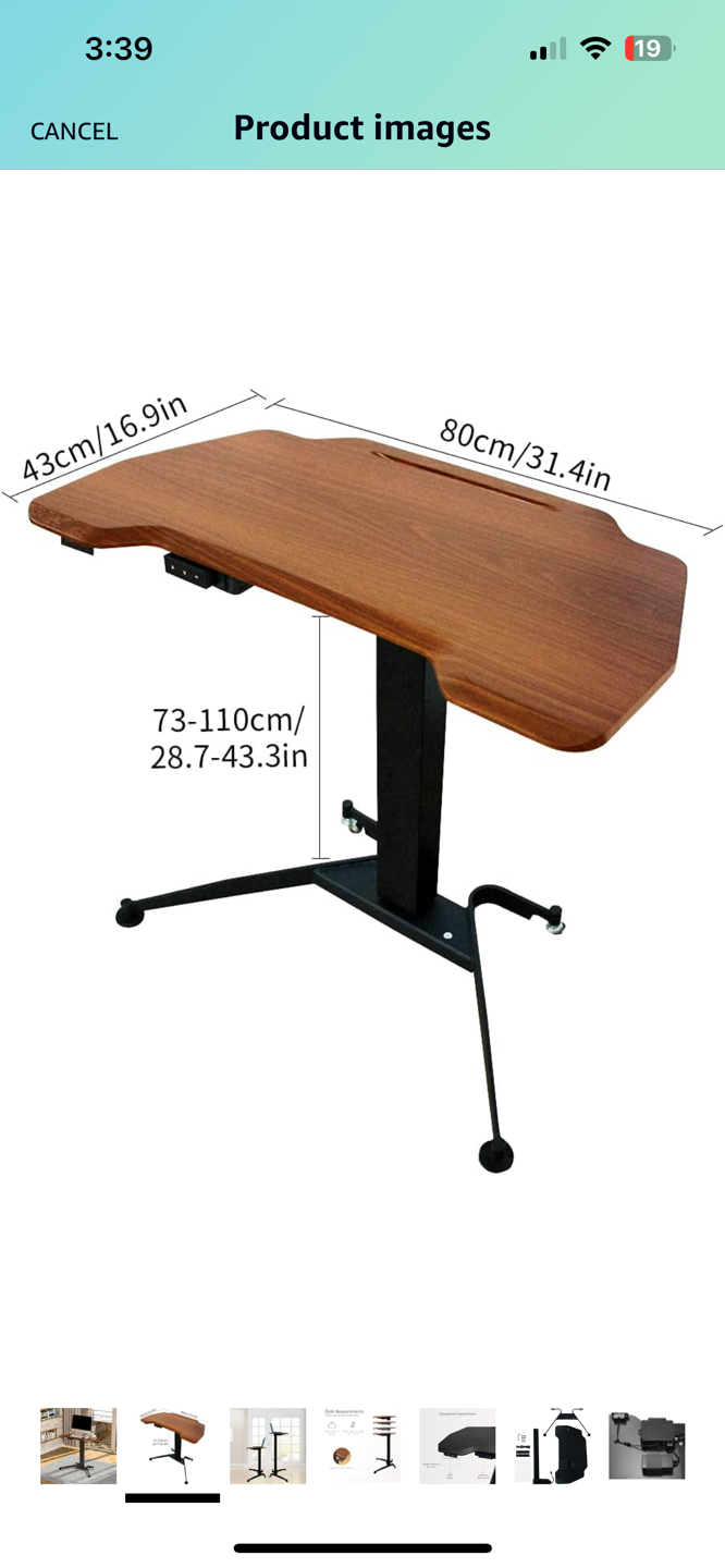Electric Standing Desk w/ USB Interface with height adjustment