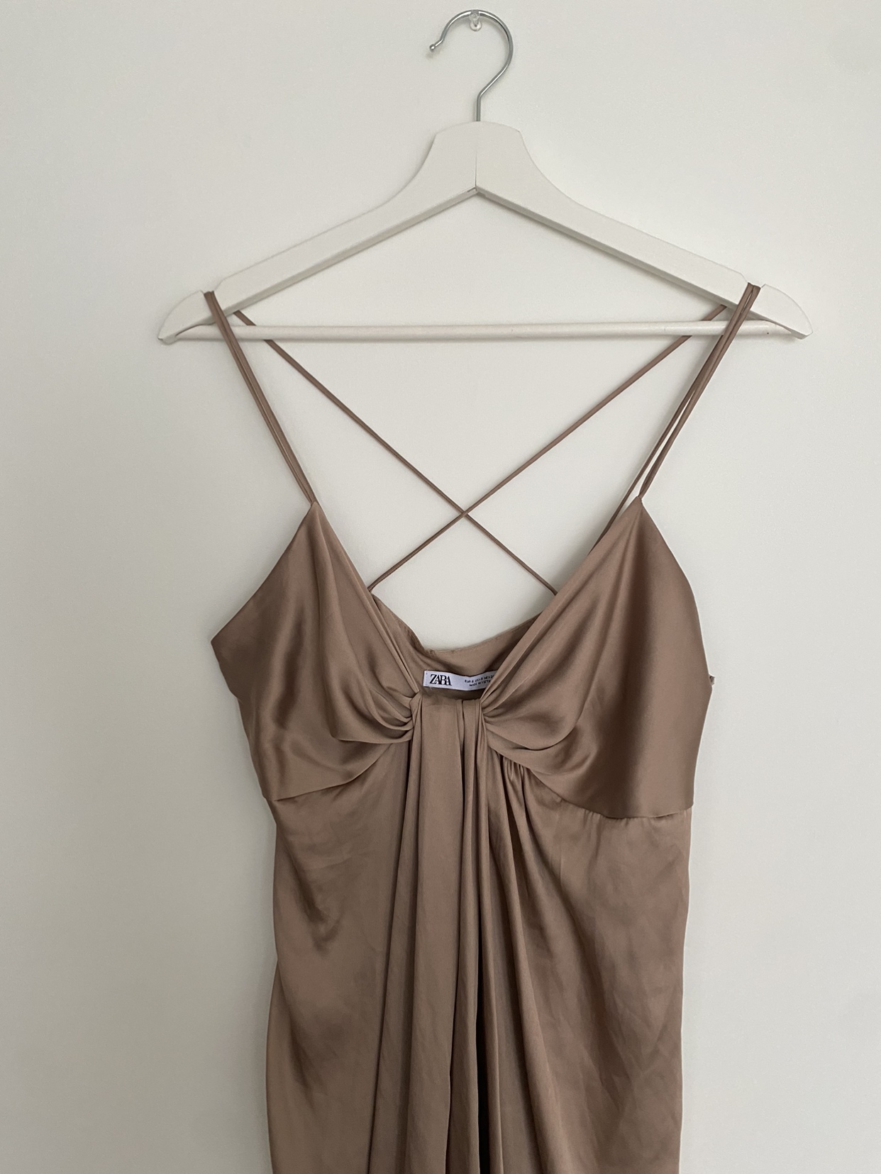 SATIN DRESS ZARA SMALL