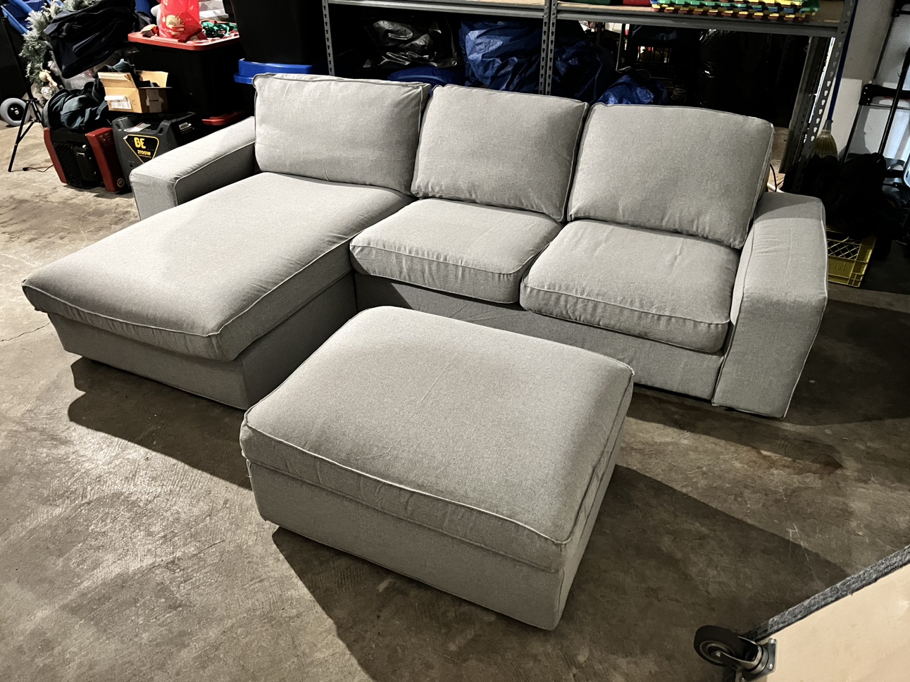 Ikea Kivik Sectional and Ottoman thumbnail
