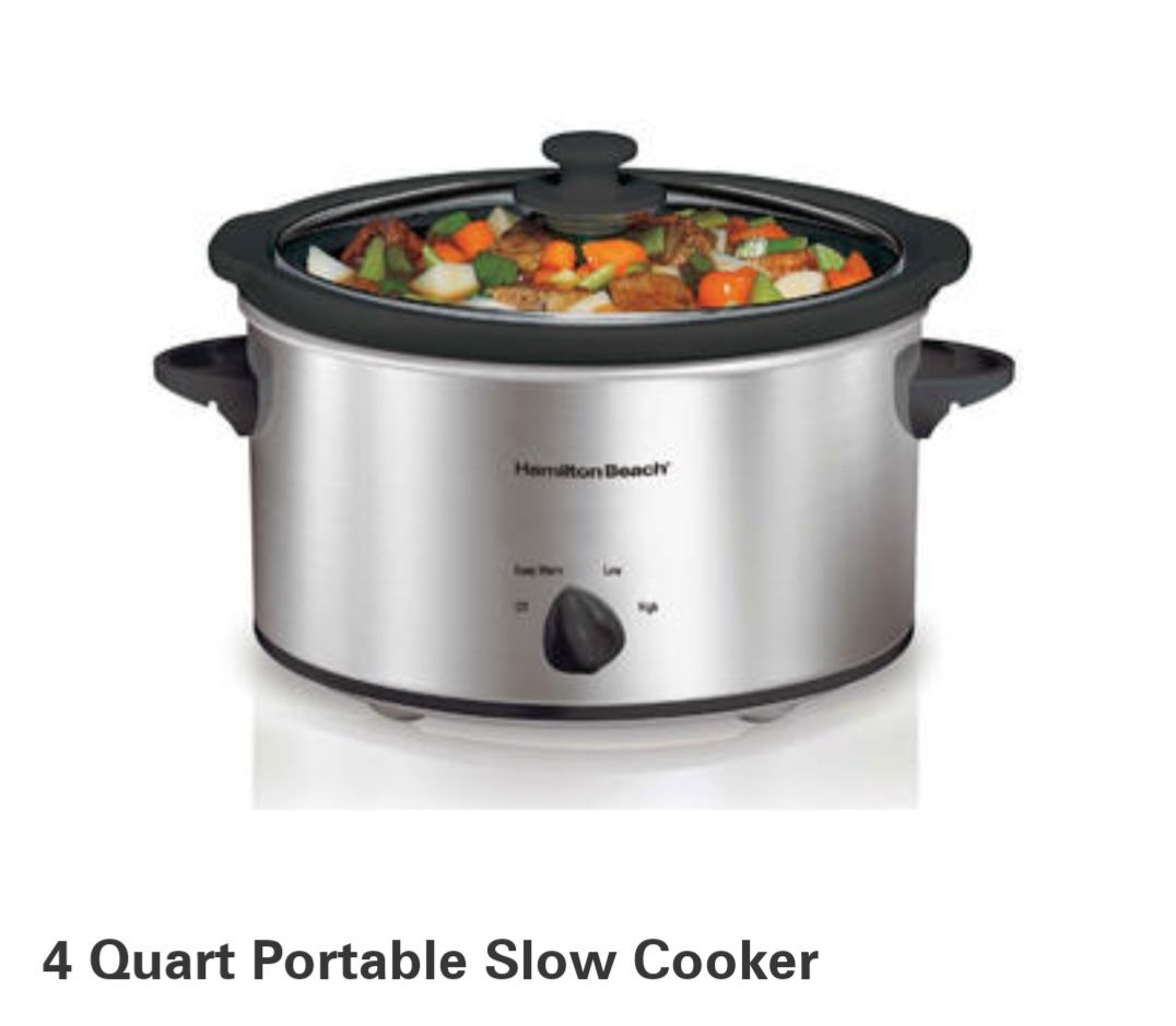 Hamilton beach slow cooker 4QT thumbnail
