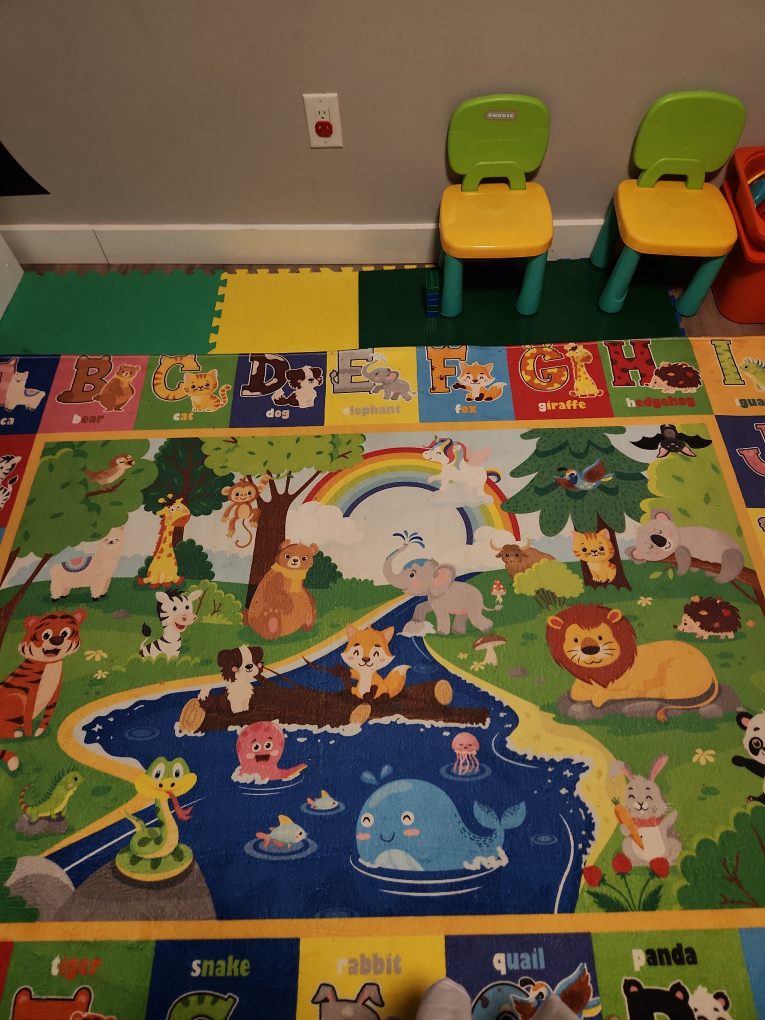 kids alphabet rug - photo 2