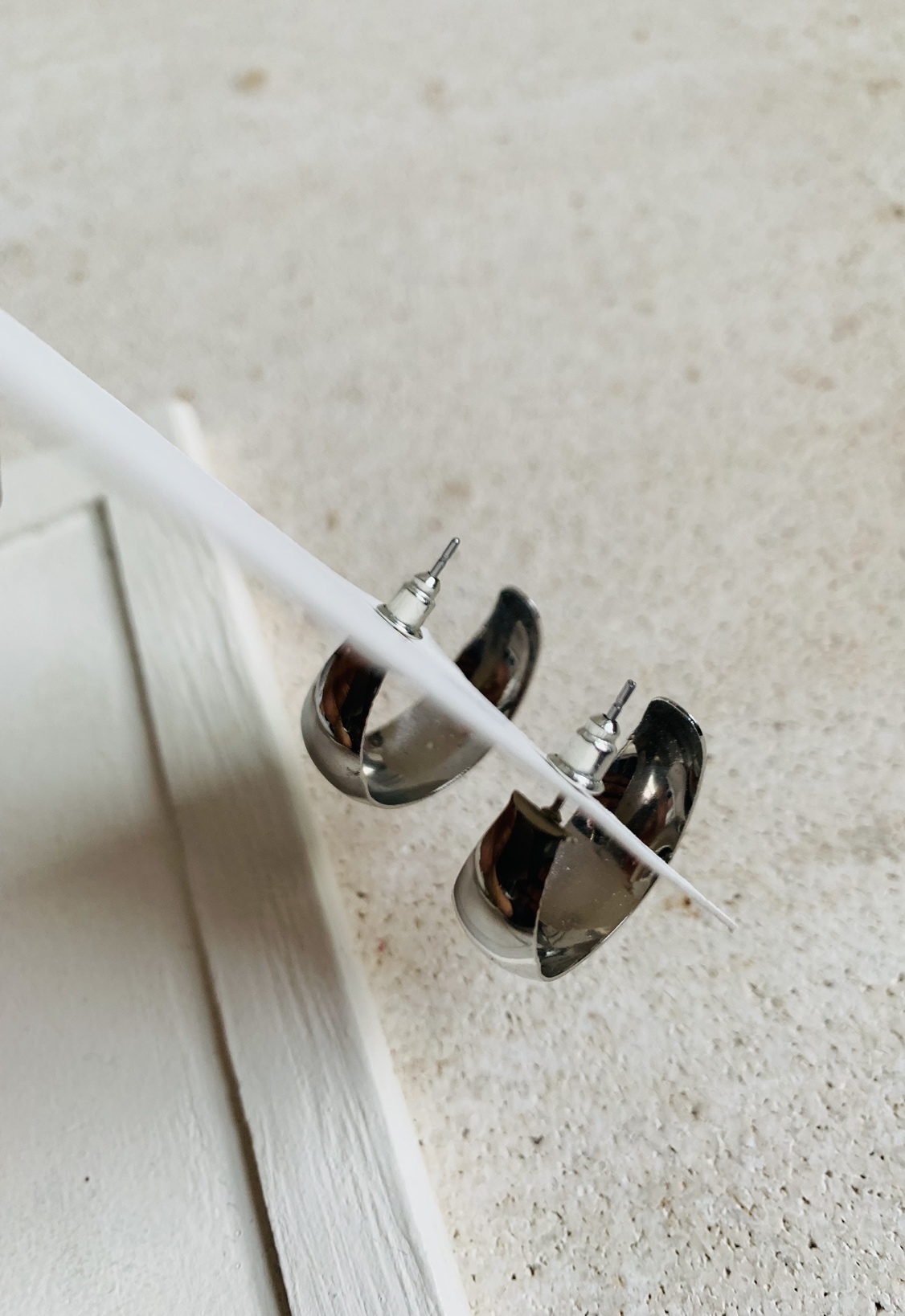 🆕 2x Hoop Earrings - photo 5