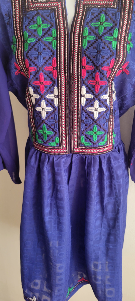 Pakistani/ balochi Embroidered Red Suite For Eid/ Parties wear image indicator(2)