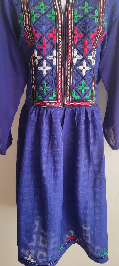 Pakistani/ balochi Embroidered Red Suite For Eid/ Parties wear image indicator(7)