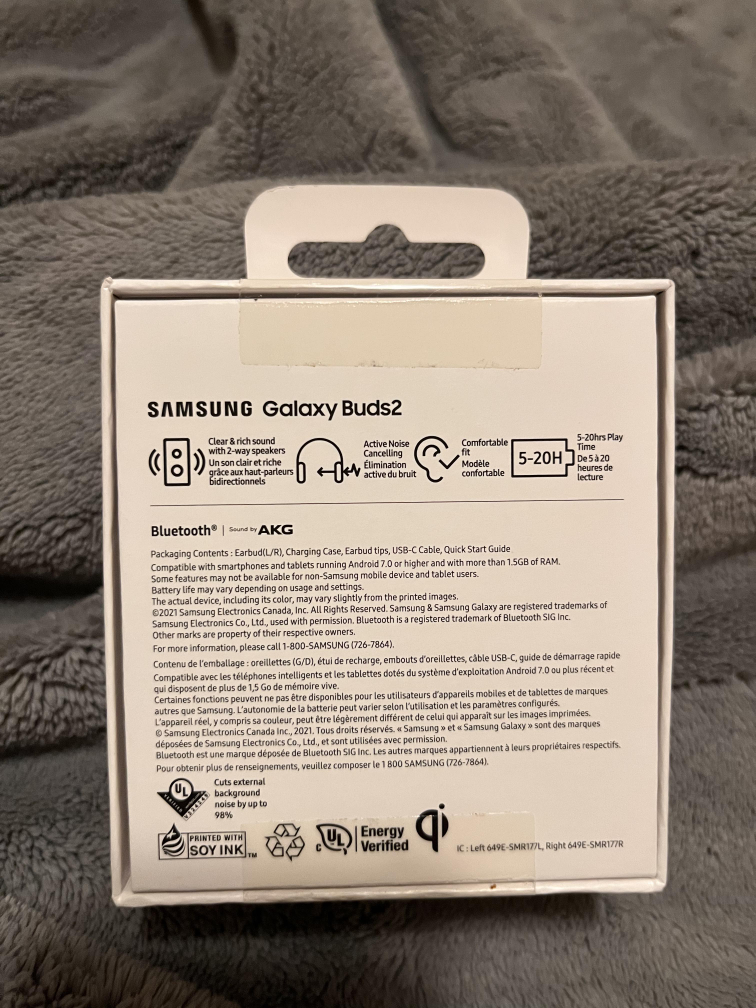 Samsung Galaxy Buds2- Onyx ORIGINAL image indicator(2)