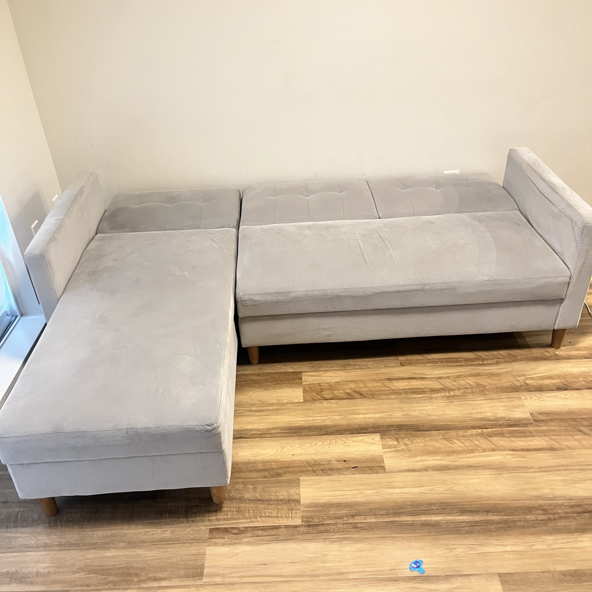 Neatly Used Sectional Sofa-Bed