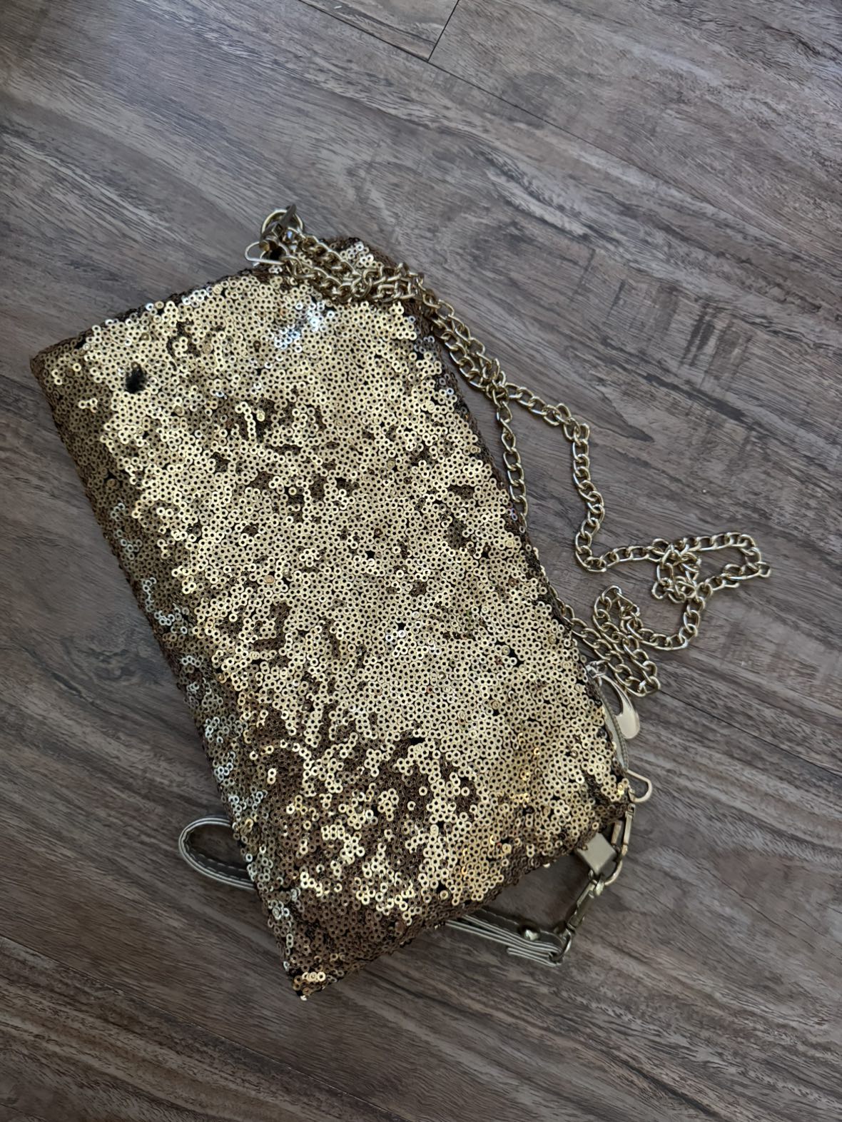 Gold cross body thumbnail