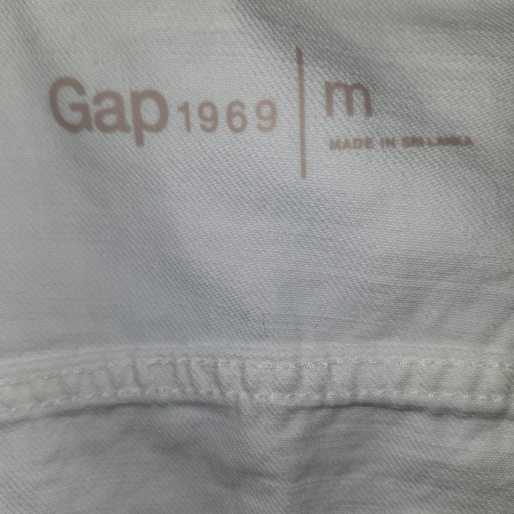 GAP OFF-WHITE DENIM JACKET. #M #MEDIUM. image indicator(6)