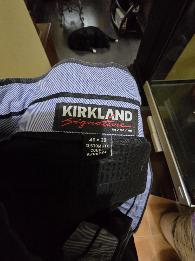 Kirkland Brand Mens Dress Pants - Size 40x30 image indicator(9)