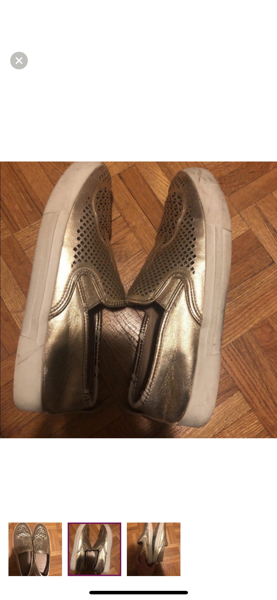 Gold pineapple shoes call it spring 7 image indicator(2)