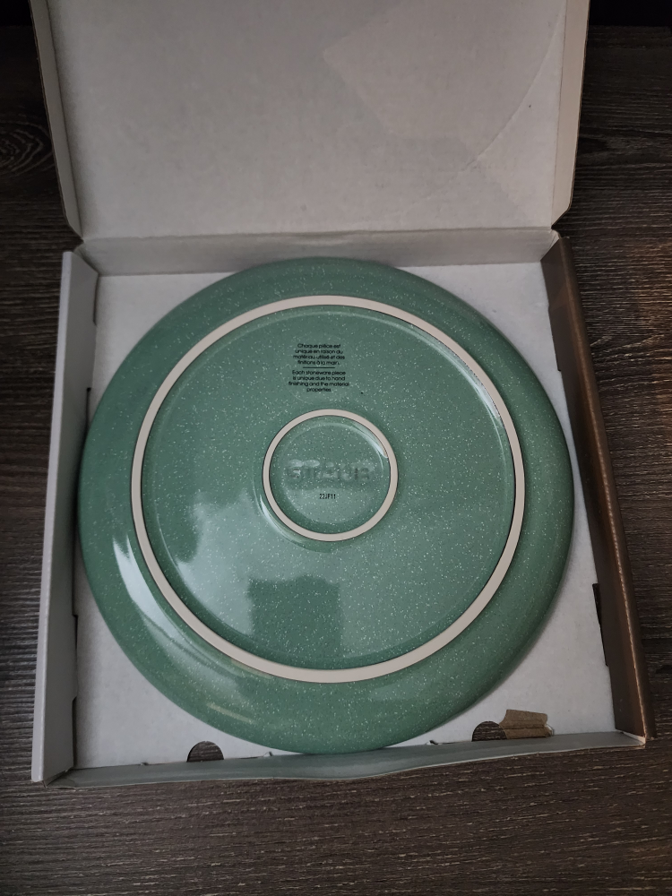 New Staub Ceramic Bowl x1 & Plates x3 Sage Green image indicator(7)