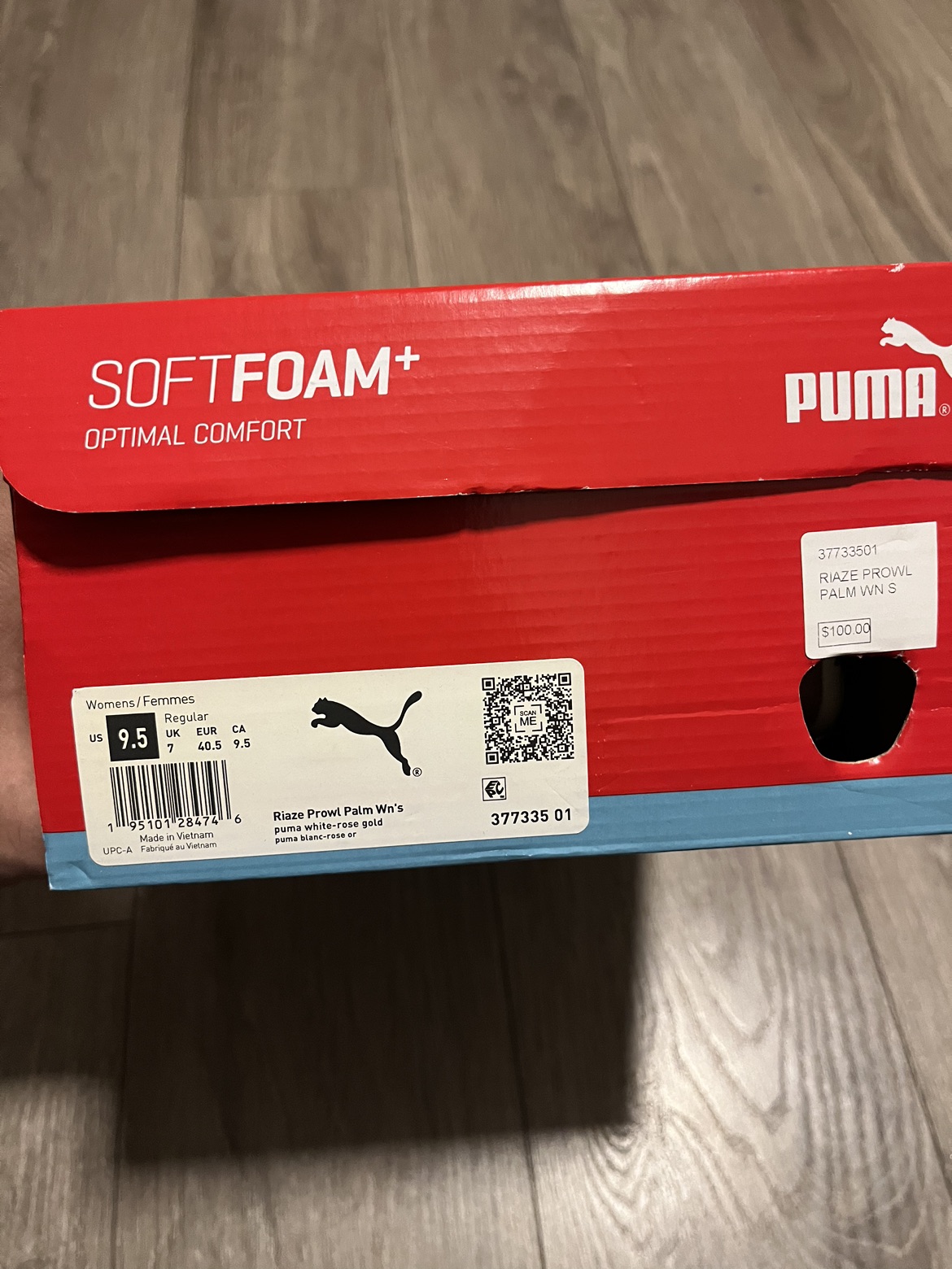 Women’s Puma White Rose gold shoes thumbnail