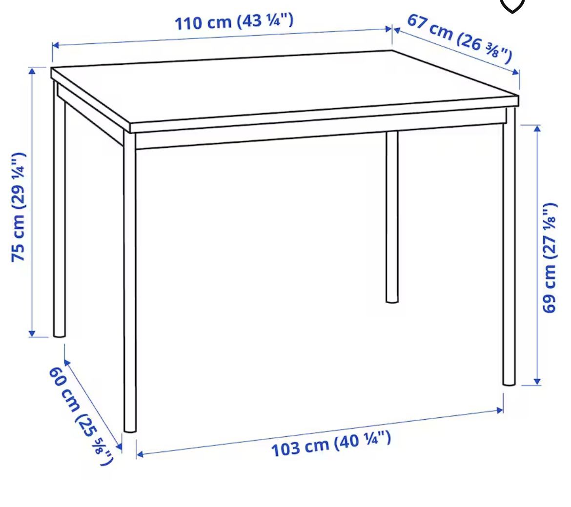 Dining table with 4 chairs, pick up only SW - photo 3