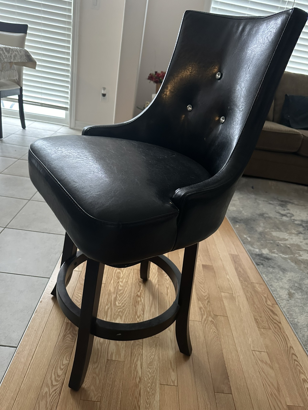 Kitchen Island Leather High Chairs for Sale