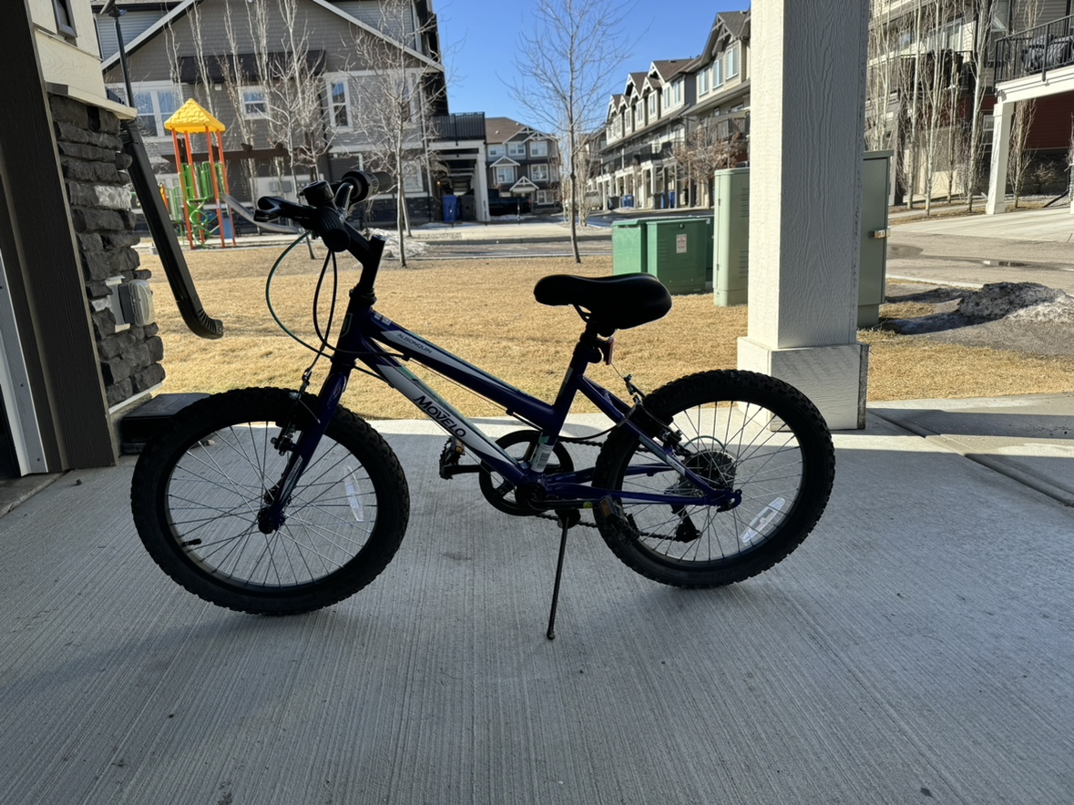 Practically brand new girls 18 inch bike🥕