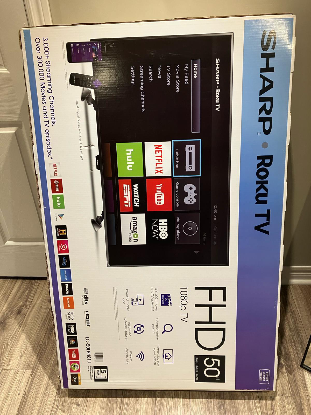 Sharp Roku TV 50”