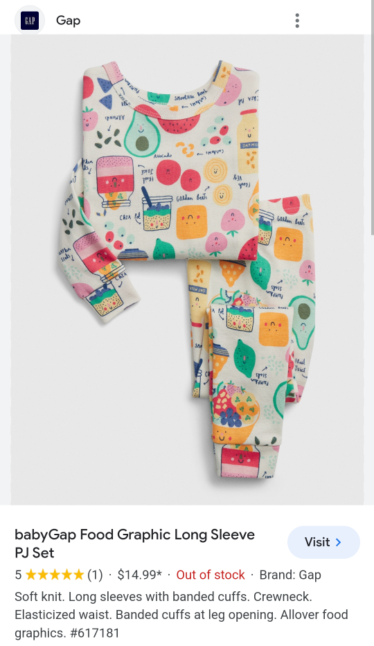 GAP unisex pajamas NEW for 4 year old - photo 2
