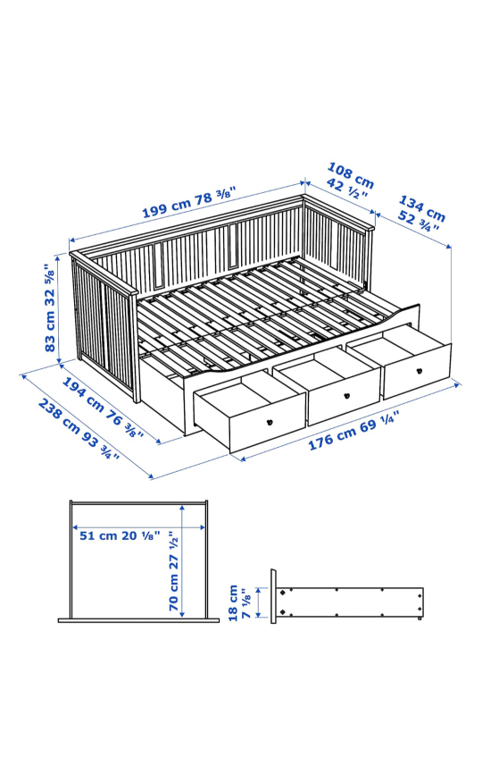 IKEA HEMNES Bed - photo 5